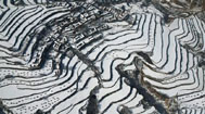 春雪勾勒“大地指紋”
